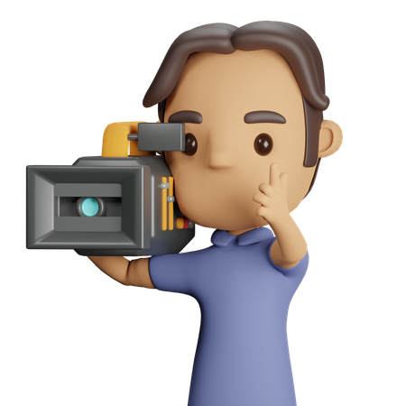 Kameramann  3D Icon