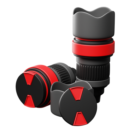 Kameraobjektiv  3D Icon