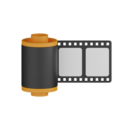 Filmrolle  3D Icon