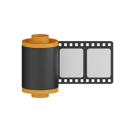 Filmrolle  3D Icon