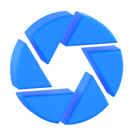 Kameraverschluss  3D Icon