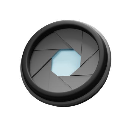 Kameraverschluss  3D Icon