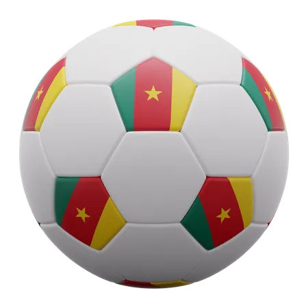 Kamerun Ball  3D Icon