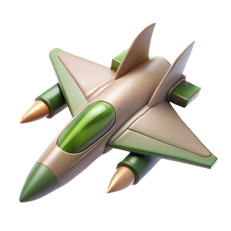 Kampfjet  3D Icon