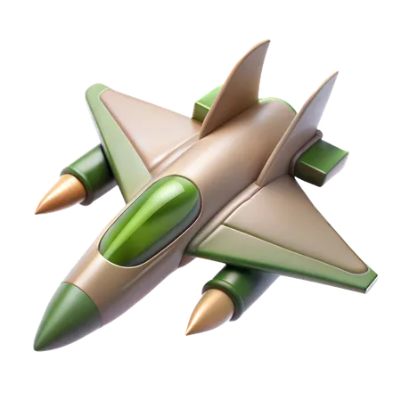 Kampfjet  3D Icon