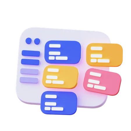 Kanban  3D Icon