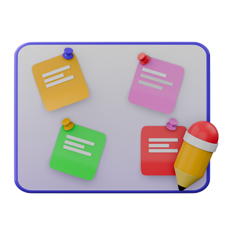 칸반  3D Icon