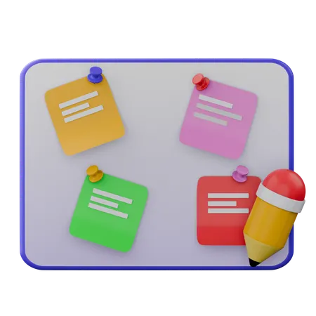 칸반  3D Icon