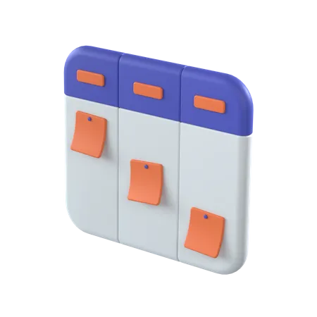 Kanban Board  3D Icon