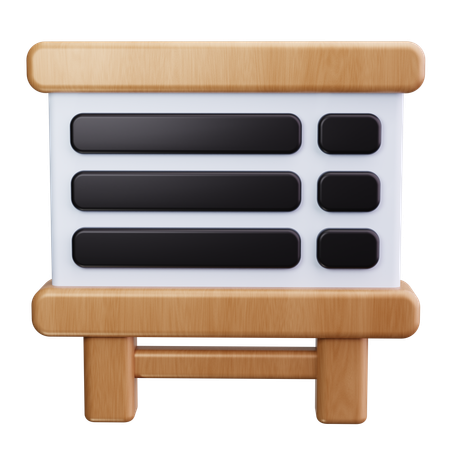 Kanban Board  3D Icon