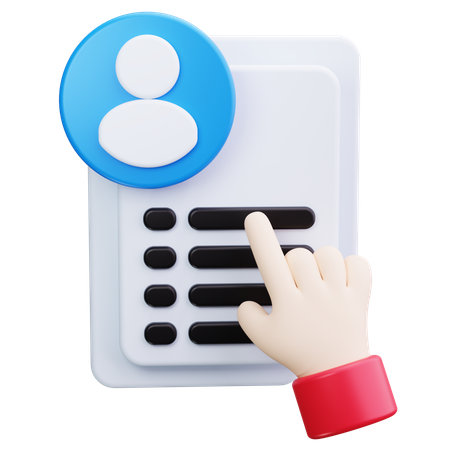 Kandidat  3D Icon