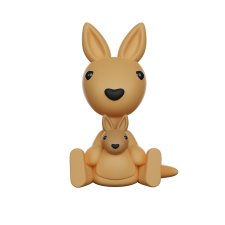 Kangaroo  3D Icon
