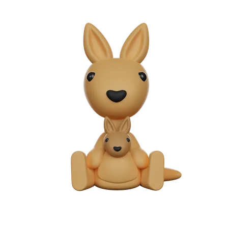 Kangaroo  3D Icon