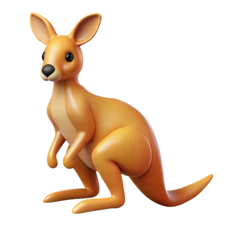 Kangaroo  3D Icon