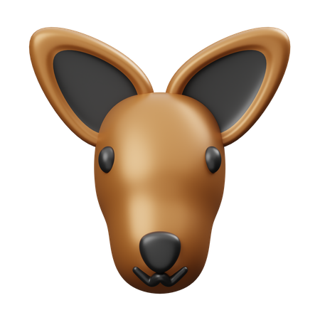 Kangaroo  3D Illustration