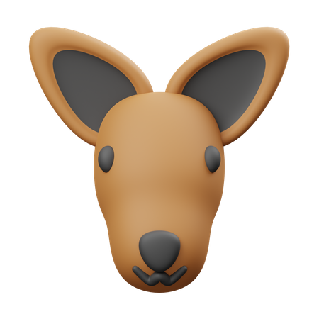 Kangaroo 3D Illustration