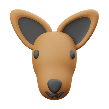 Kangaroo  3D Illustration