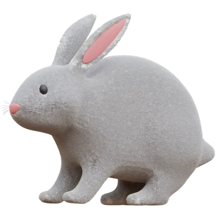 Kaninchen  3D Icon
