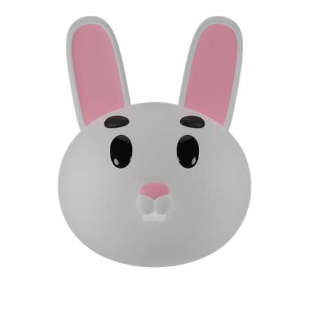 Kaninchen  3D Icon