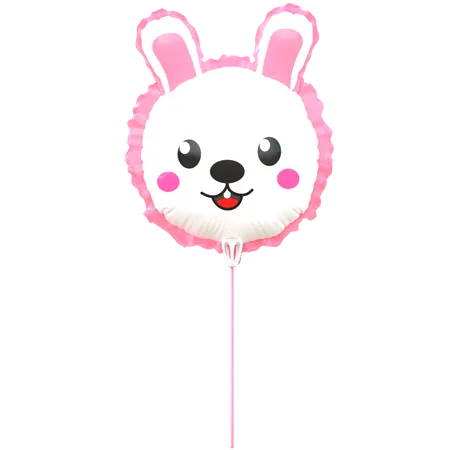 Kaninchenballon  3D Icon