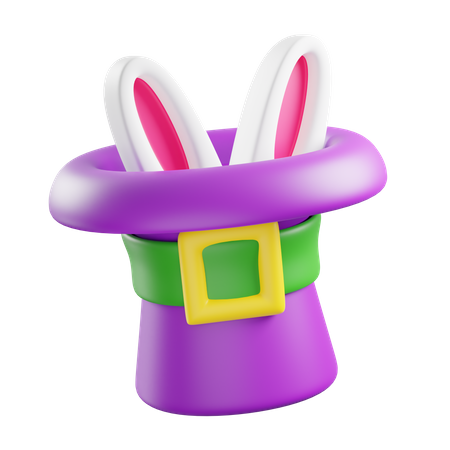 Kaninchen Magie  3D Icon