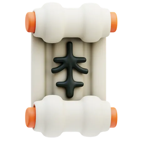 Kanji Scroll  3D Icon