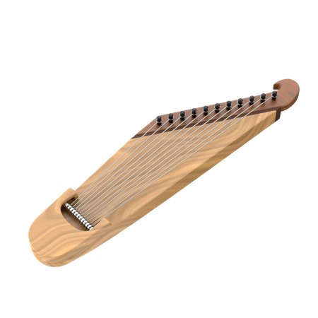 Kantele  3D Icon
