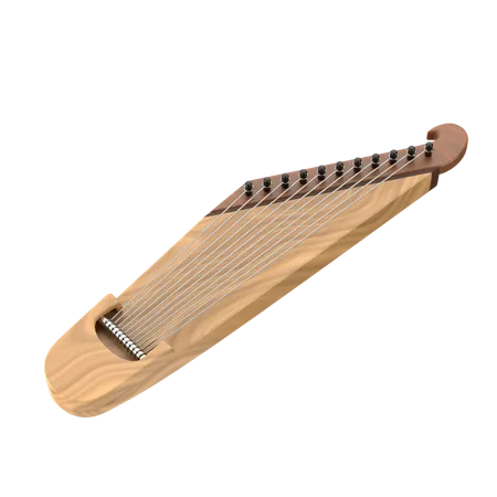 Kantele  3D Icon
