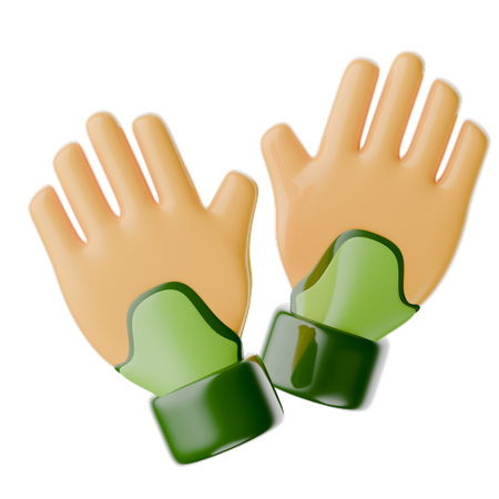 Kaos Tangan  3D Icon