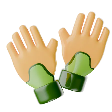 Kaos Tangan 3D Icon
