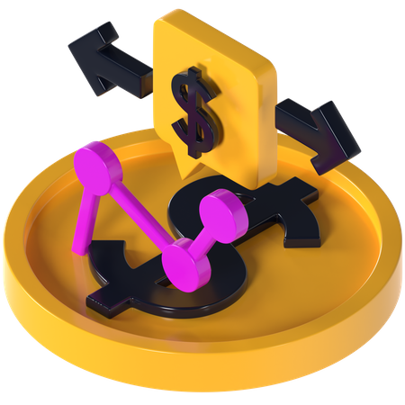 Kapitalrendite  3D Icon