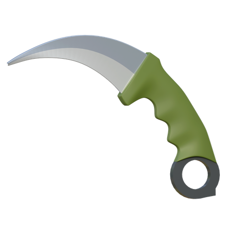 Karambit Knife  3D Icon
