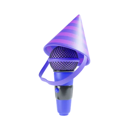 Mic And Karaoke Icon 3 D Illustration 3D Icon