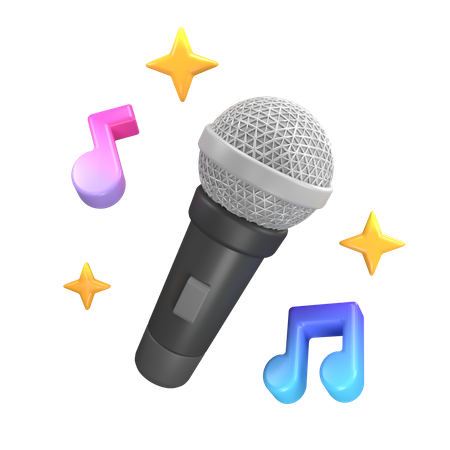 Karaoke  3D Icon