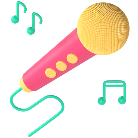 Karaoke  3D Icon