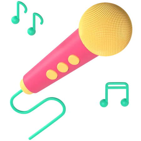 Karaoke  3D Icon