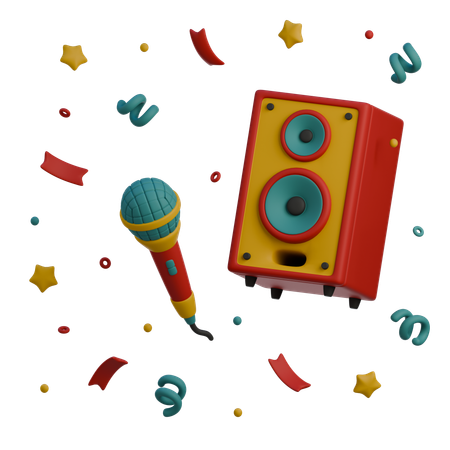 Karaoke  3D Icon