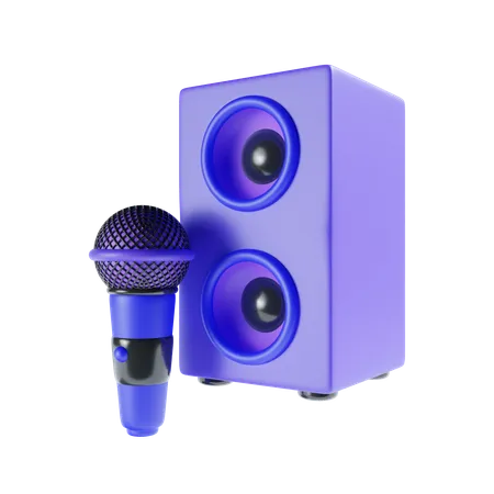 Karaoke  3D Icon