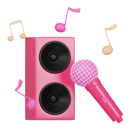 Karaoké  3D Icon
