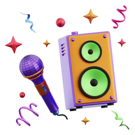 Karaoke 3D Icon