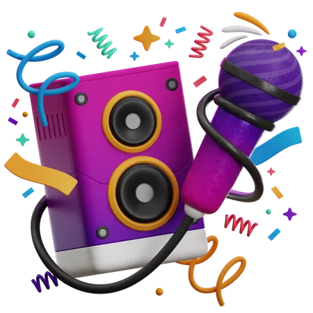 Karaoke 3D Icon