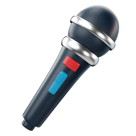 3 D Birthday Icon Microphone 3D Icon