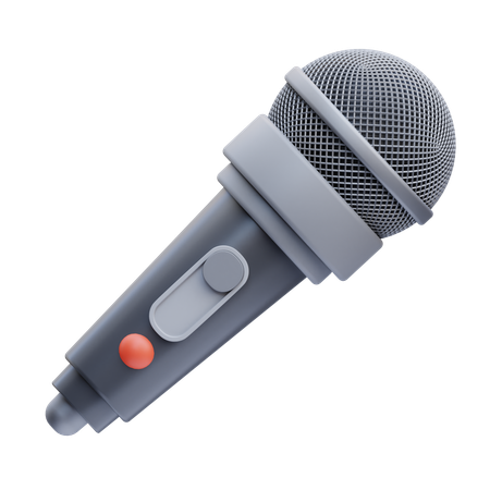 Karaoke Microphone  3D Icon