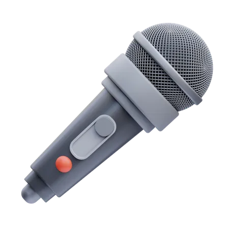 Karaoke Microphone  3D Icon