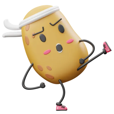 Karate-Kartoffel  3D Icon