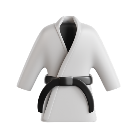 Karate-Kleidung  3D Icon