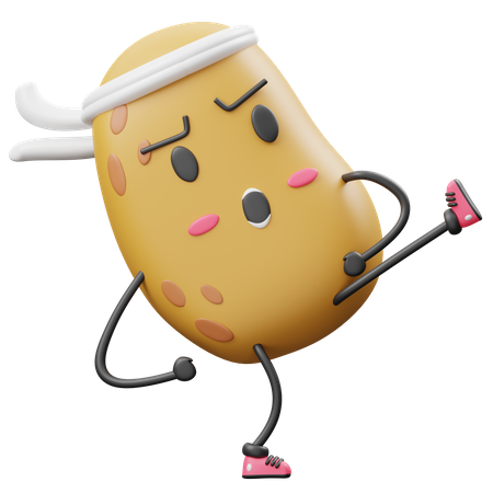 Karate Potato  3D Icon