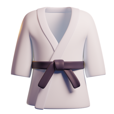 가라데 유니폼  3D Icon