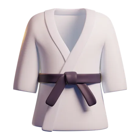 가라데 유니폼  3D Icon