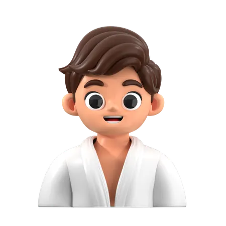 空手家のアバター  3D Icon